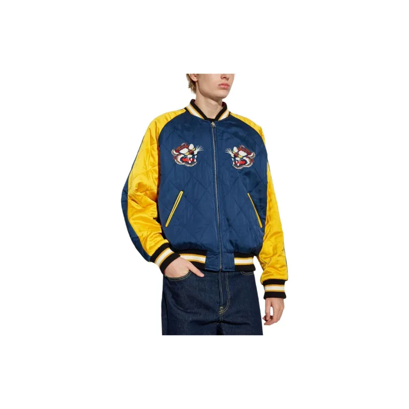 KENZO Tiger Embroidered Reversible Bomber Jacket-2