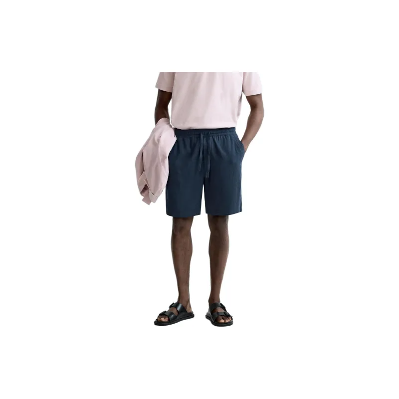 ZARA Casual Shorts Men Blue-2