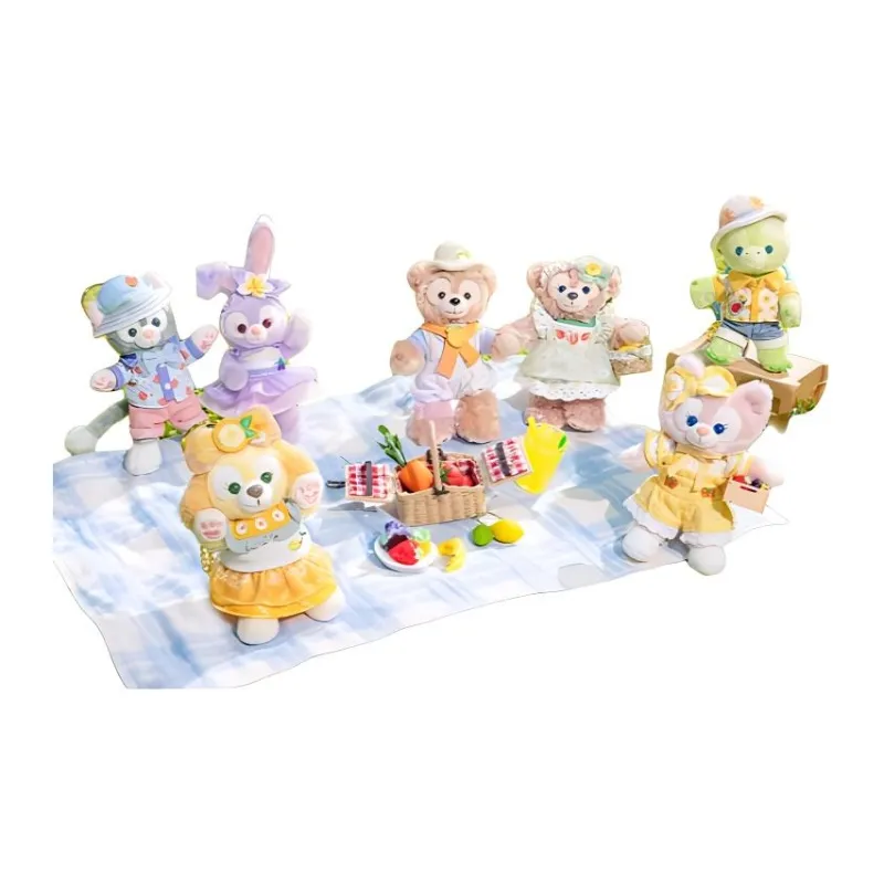 Disney 2024 Summer Duffy And Friends Collection Key Ring Dolls Plush Pendant 14cm Height-3