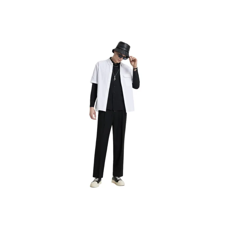 Jiumuwang Men's Pants Expert Spring Suit Trouser Men's Black-1