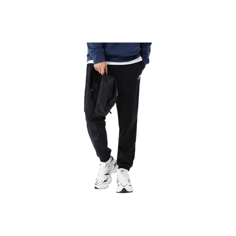 New Balance Knitted Sweatpants Men Black-3