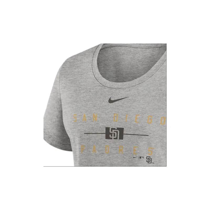 Nike San Diego Padres Knockout Team Stack Women's Nike Mlb T Shirt-4