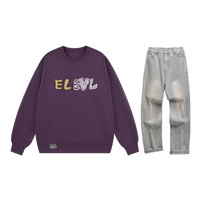 LEVEL Sweatshirt Sets Unisex-37