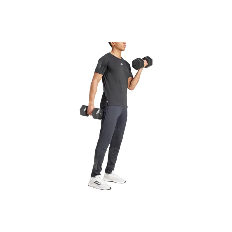 Adidas GymGym+ T-Shirt Men's Black/Dark Gray-1