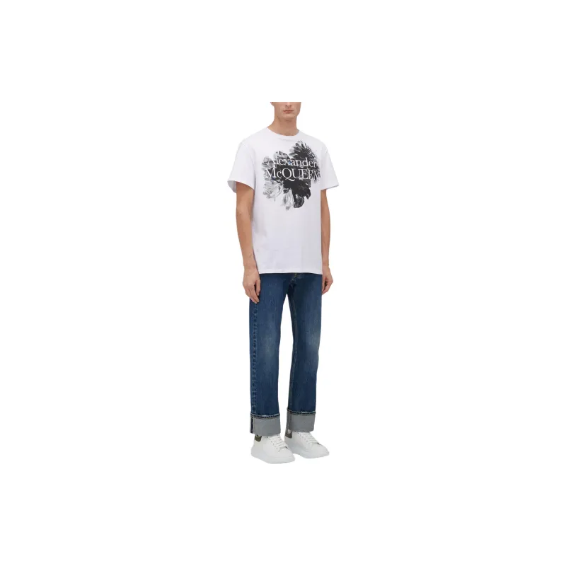Alexander McQueen Graphic Printed Crewneck T Shirt-2