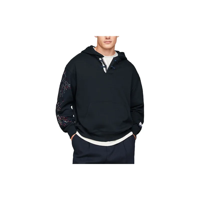 Tommy Hilfiger x CLOT Sweatshirt Unisex Navy Blue-2
