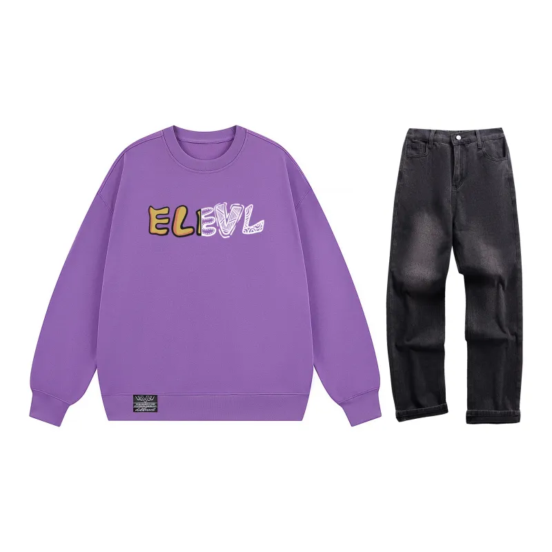 LEVEL Sweatshirt Sets Unisex-11