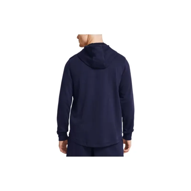 Under Armour Rival Terry Graphic Hoodie Sweatshirt Men's Midnight Marine Blue-3