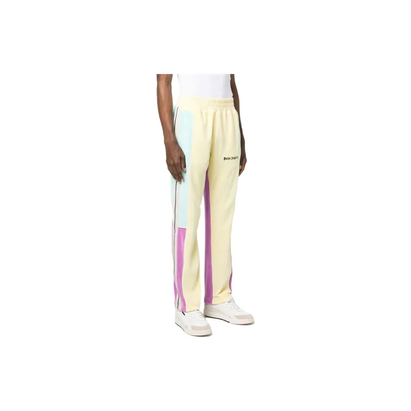 PALM ANGELS Knitted Sweatpants Men Multicolor-5