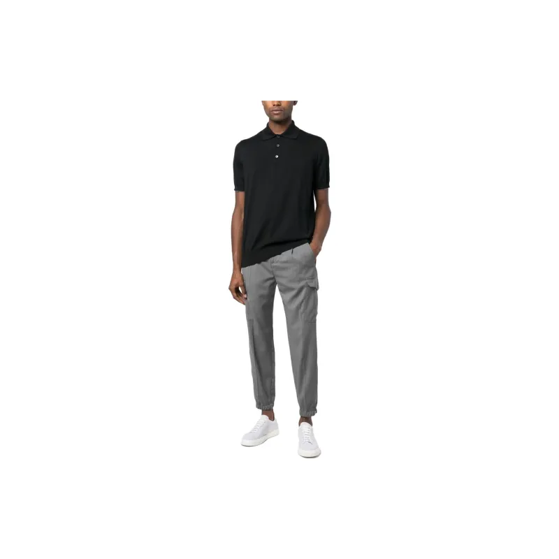 Brunello Cucinelli Zipped-cuff Cotton Trousers-1