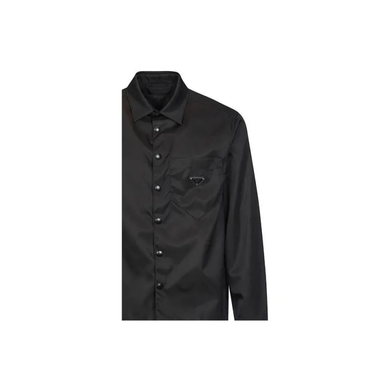 PRADA Shirts Men Black-5