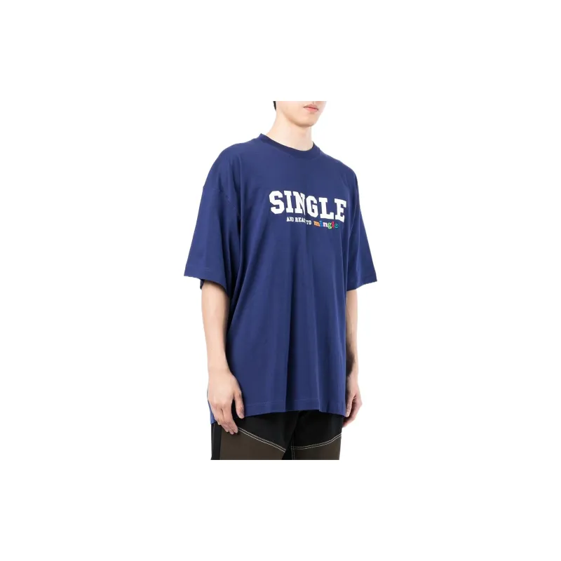 Vetements SS22 T Shirt Men's Blue-3