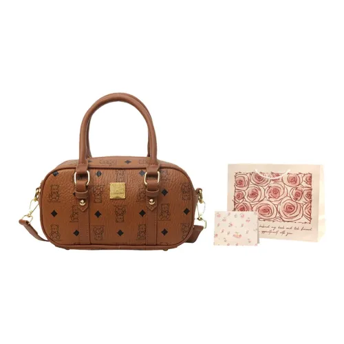 Rainbow Girl Pu Handbag Crossbody Bag Regular Women's Brown/Ecru/Black/Pink