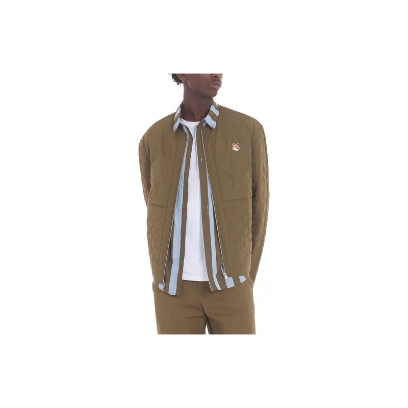 Maison Kitsune Jacket Men's Khaki-2