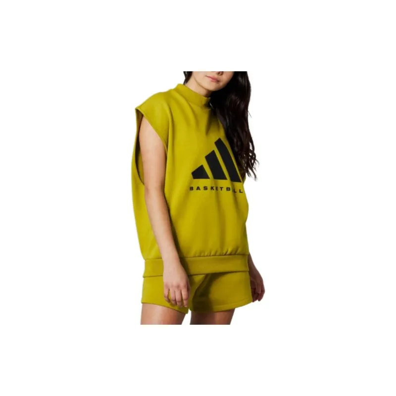 Adidas Sweatshirts Unisex Olive Green-4
