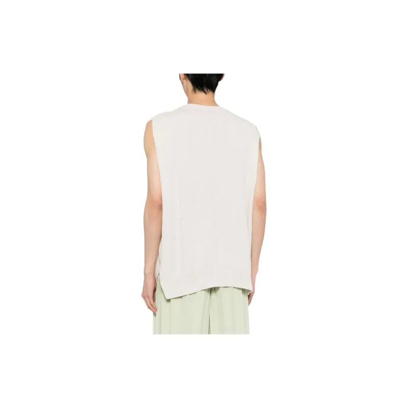 Homme Plissé Issey Miyake Crewneck Sleeveless Ribbed Jumper-2
