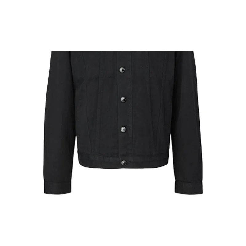 Burberry Denim Jacket Men's Black-5