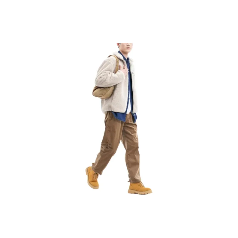 UNIQLO Velvet feel Coat Unisex Beige-3