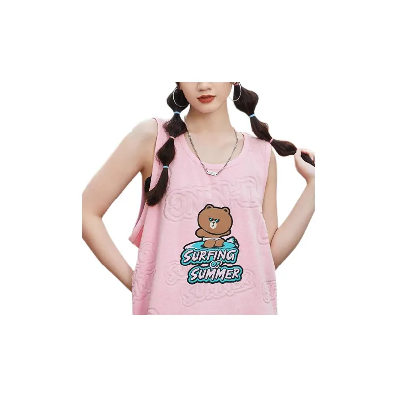 LiNing Sports Fashion Collection Tank Tops Unisex Phoenix Blossom Pink-3