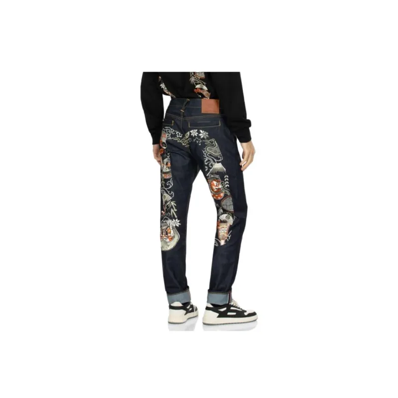 EVISU Jeans Men Denim Blue-3