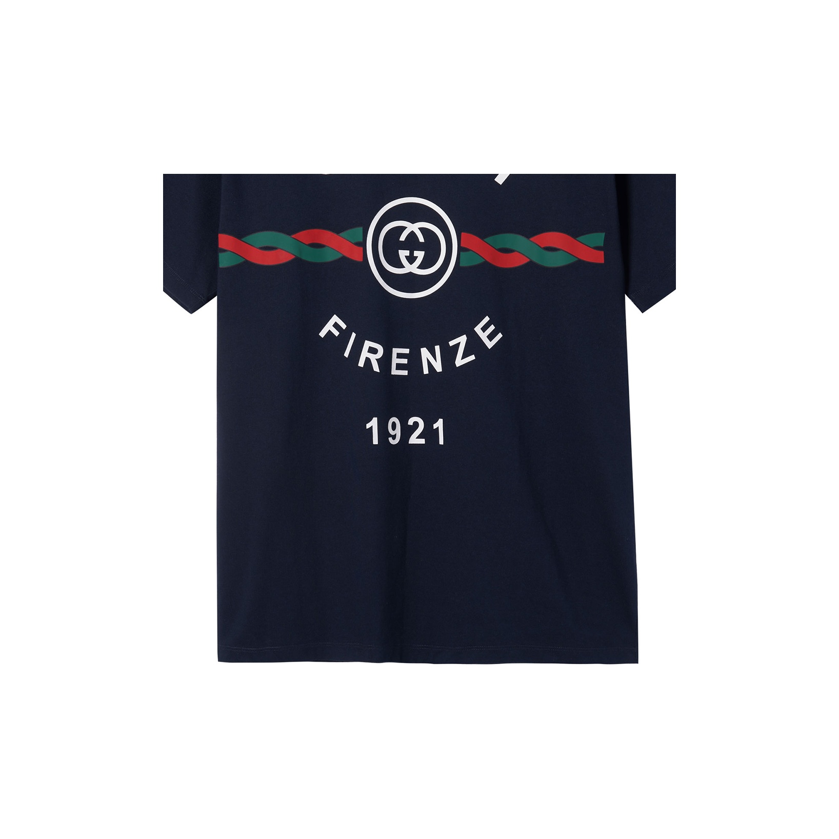 GUCCI Firenze 1921 Cotton T-shirt - POIZON