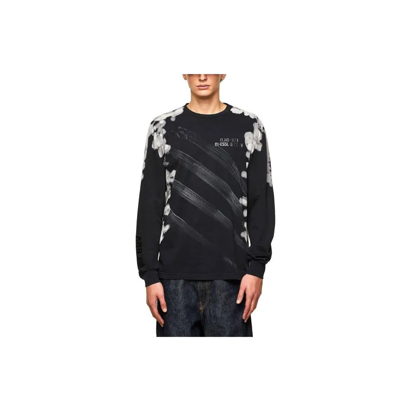 DIESEL T-Shirts Men Black-1