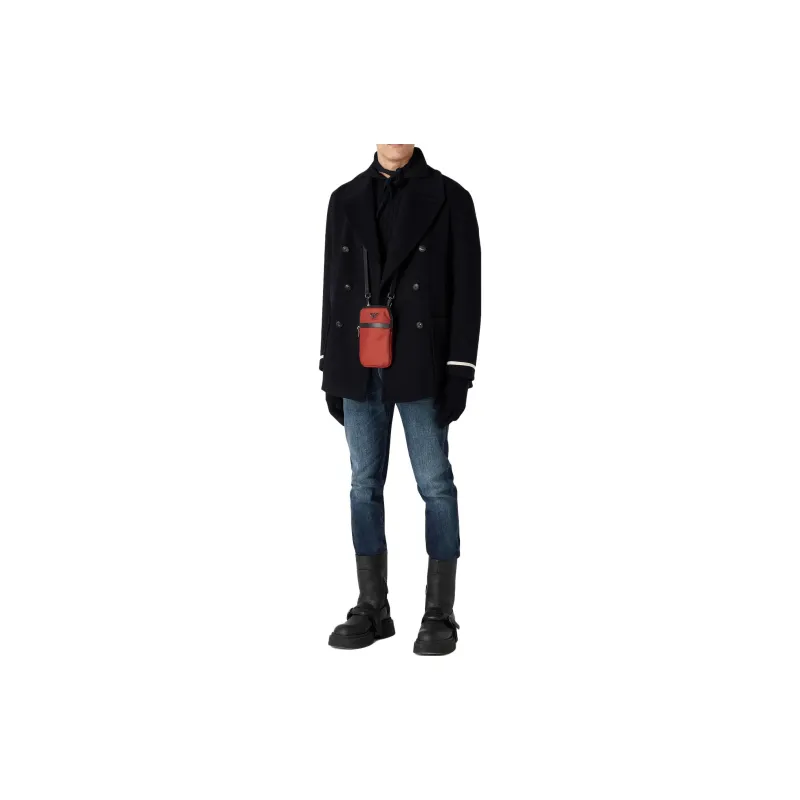 EMPORIO ARMANI Coats Men Marine Blue-1