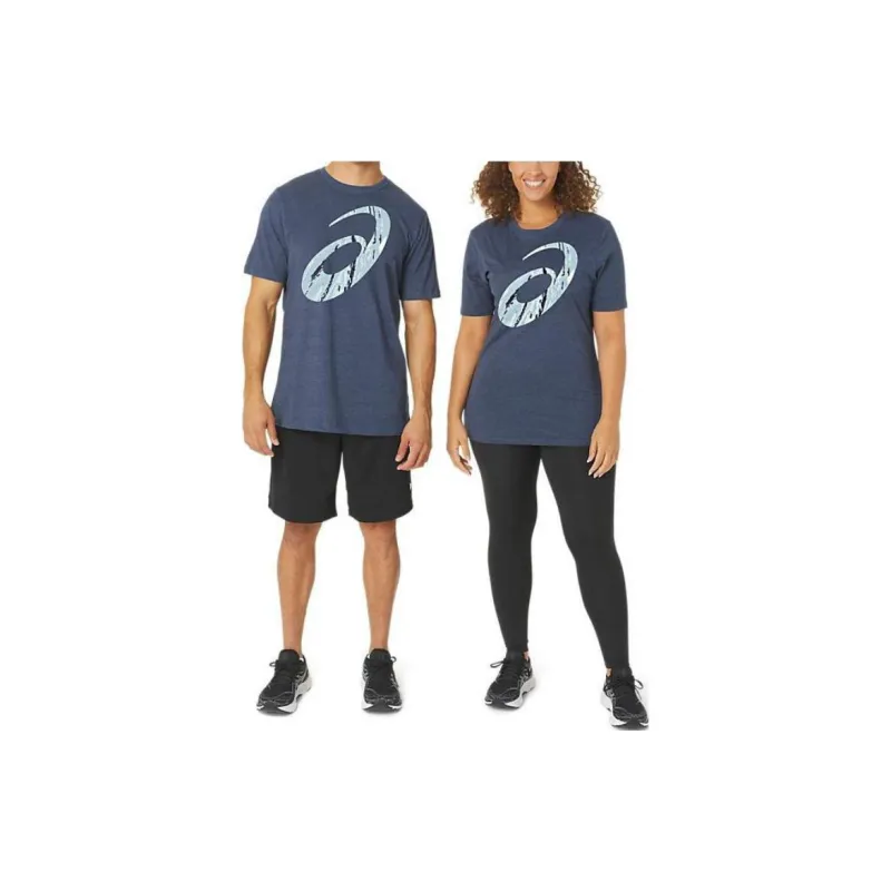 Asics Unisex Asics Polar Winter Short Sleeve Tee T-Shirt Unisex Blue-3
