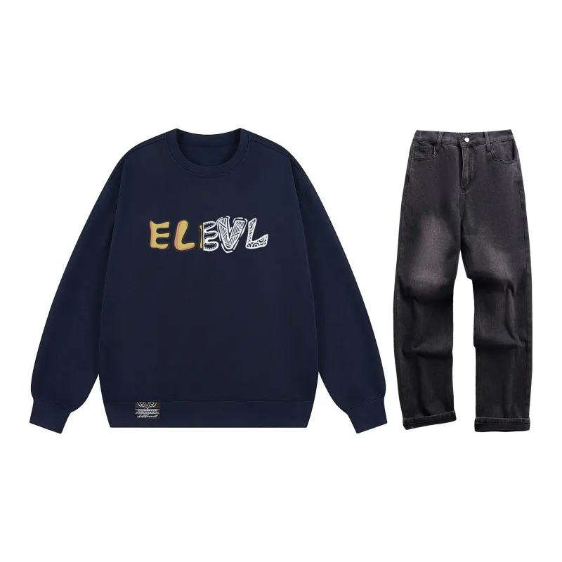 LEVEL Sweatshirt Sets Unisex-7