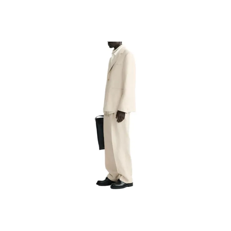 ZARA Suit Trousers Men Sand-4