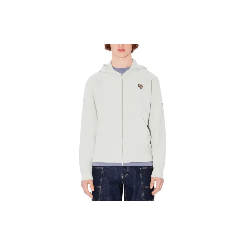 KENZO Lucky Tiger Patch Zipped Hoodie-3
