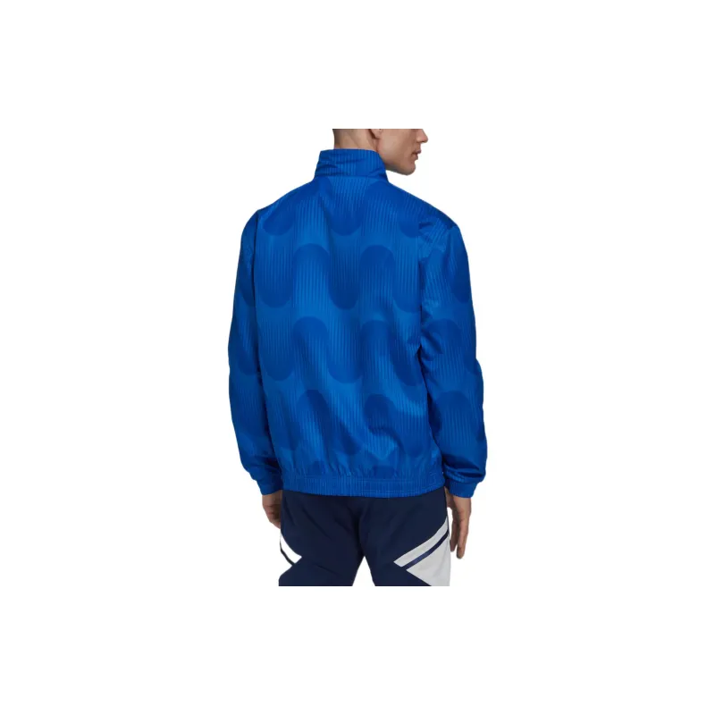 Adidas Jackets Men Blue Red-4