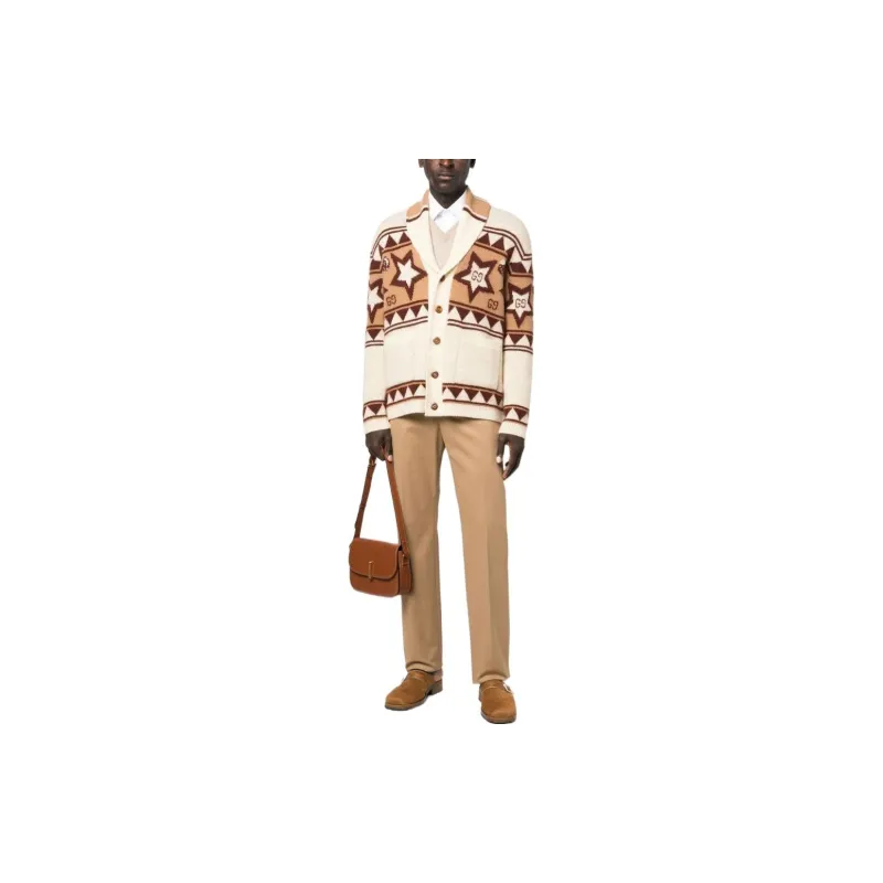 GUCCI Star pattern Button up Cardigan-1
