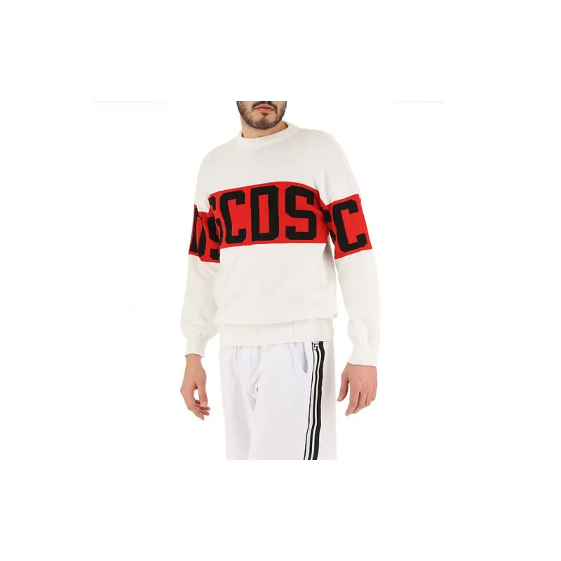 GCDS Sweaters Men White-1