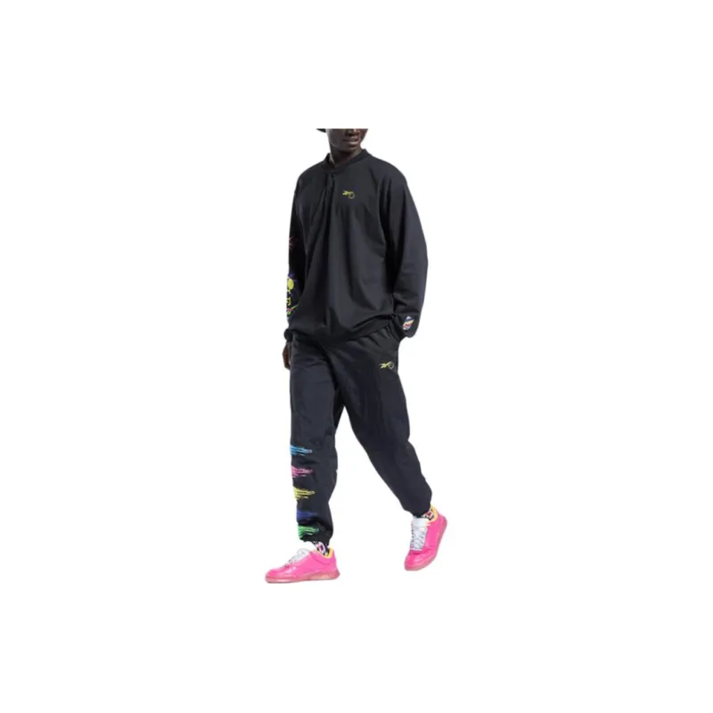 Reebok x SMILEY Knitted Sports Pants Unisex Black-2