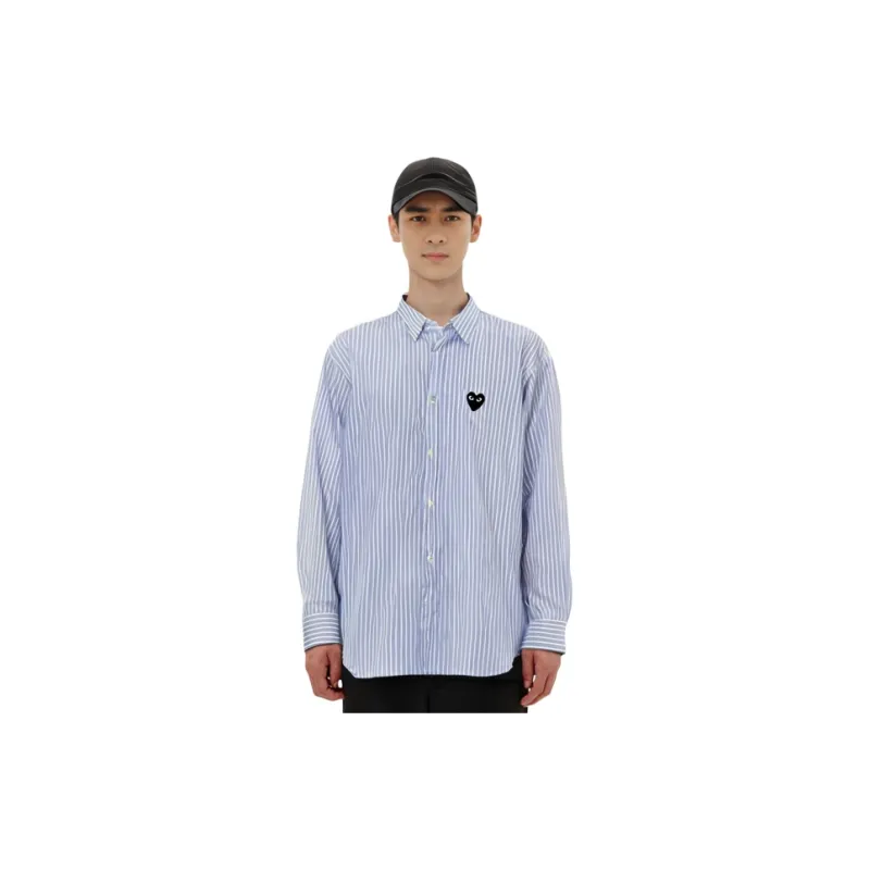 CDG Play Shirt Men's Light Blue-2
