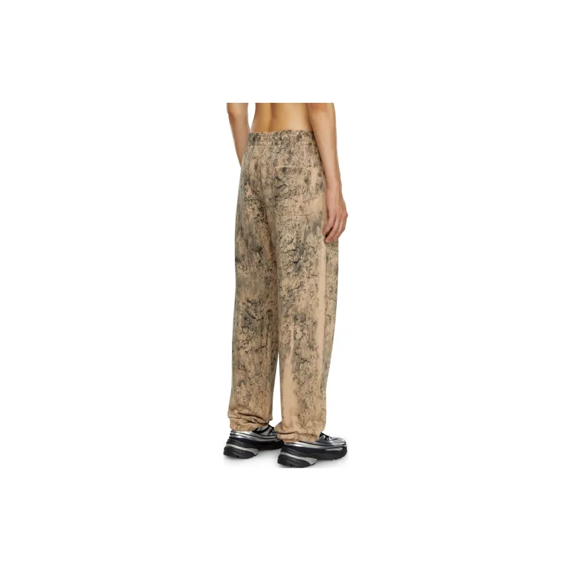DIESEL FW24 Knitted Sweatpants Men's Beige-3