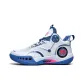 White Blue Leather Upper