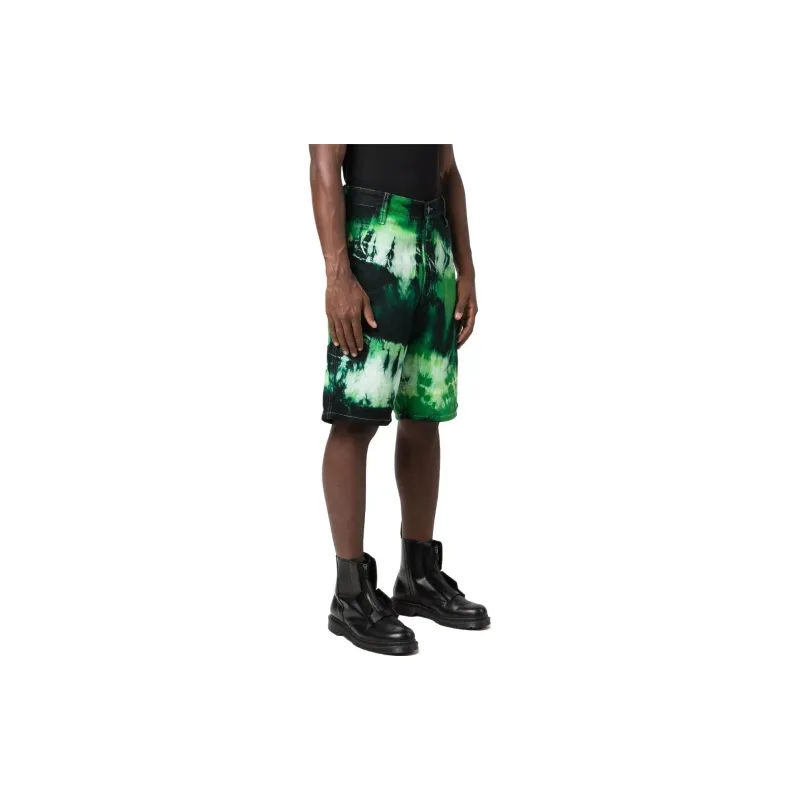 AMIPARIS Tie Dyed Bermuda Shorts-3