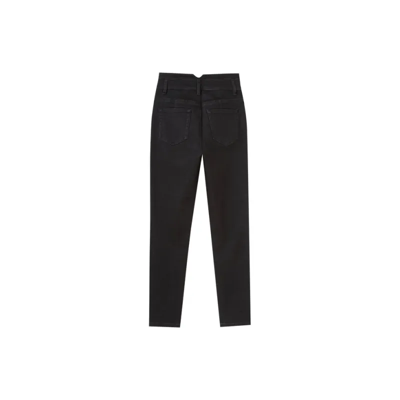SHUIYUNJIAN Jeans Women's Black-1