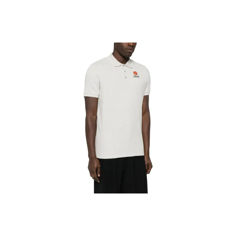KENZO Boke Flower Crest Short Sleeved Polo Shirt-3