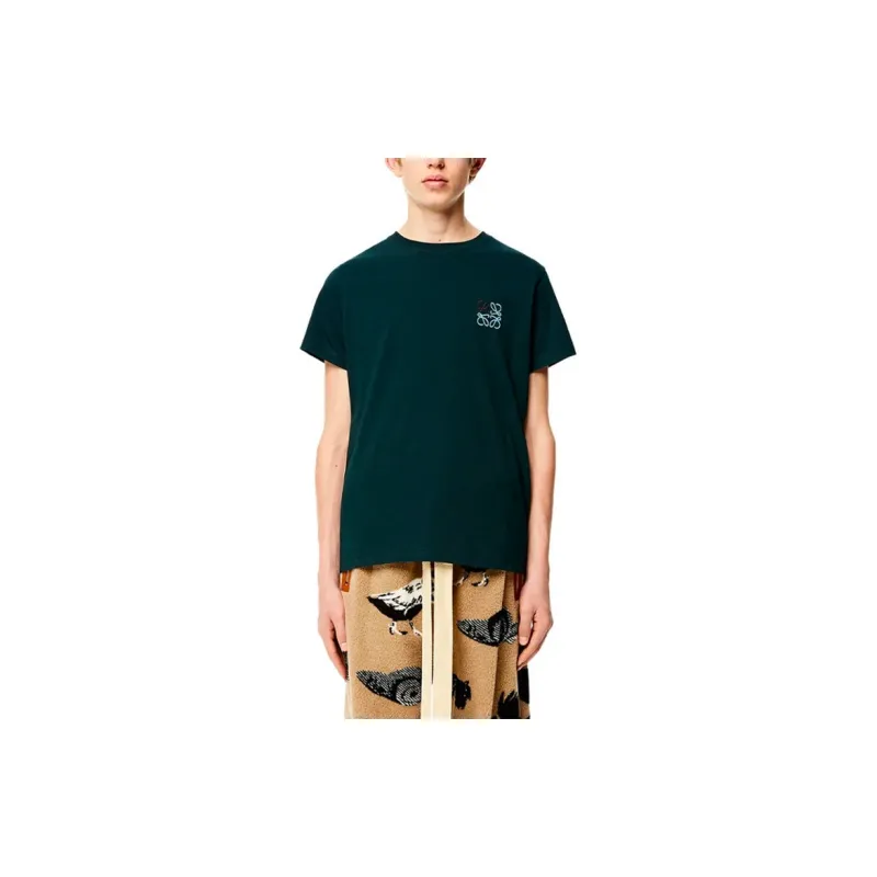 LOEWE SS21 T Shirt Men's Forest Green-2