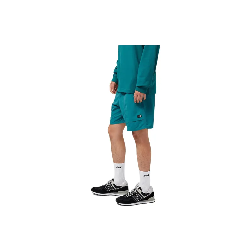 New Balance AT Casual Shorts Men Turquoise-4