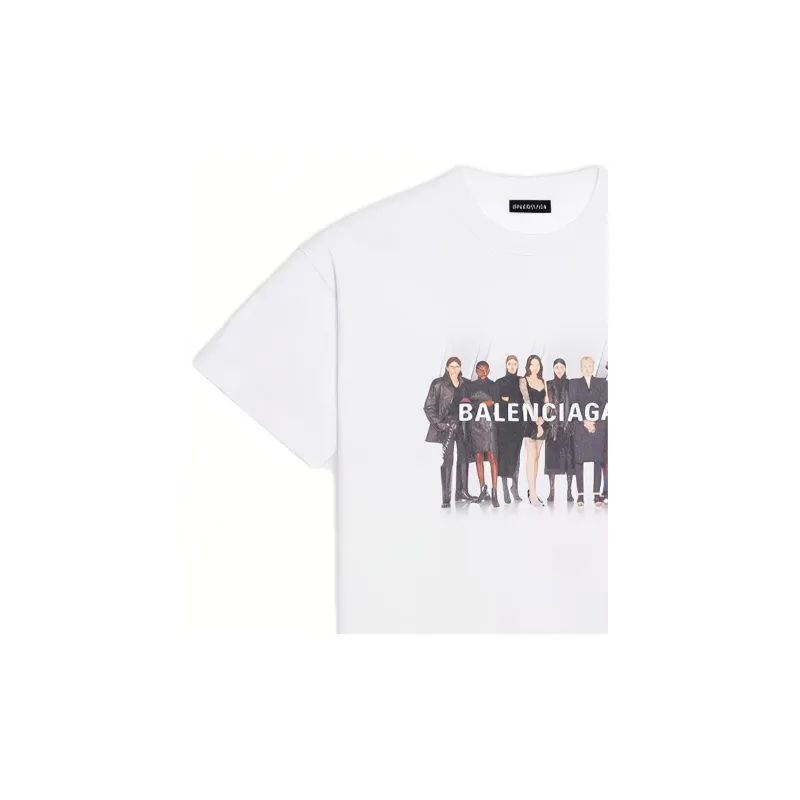 Balenciaga T Shirt Regular Fit Men's White-6