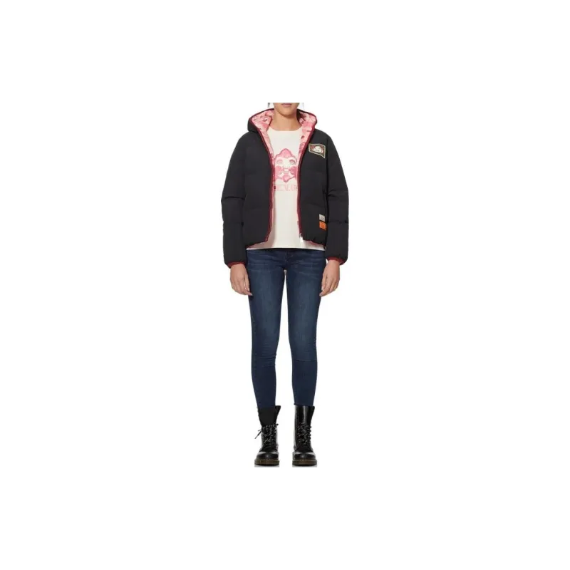 EVISU Down Jackets Unisex Black/Colorful-9