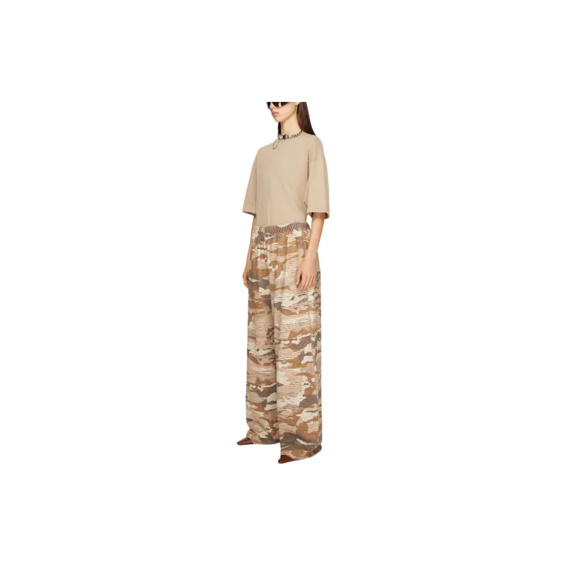 Acne Studios SS24 Casual Pants Unisex Cocoa Brown-3