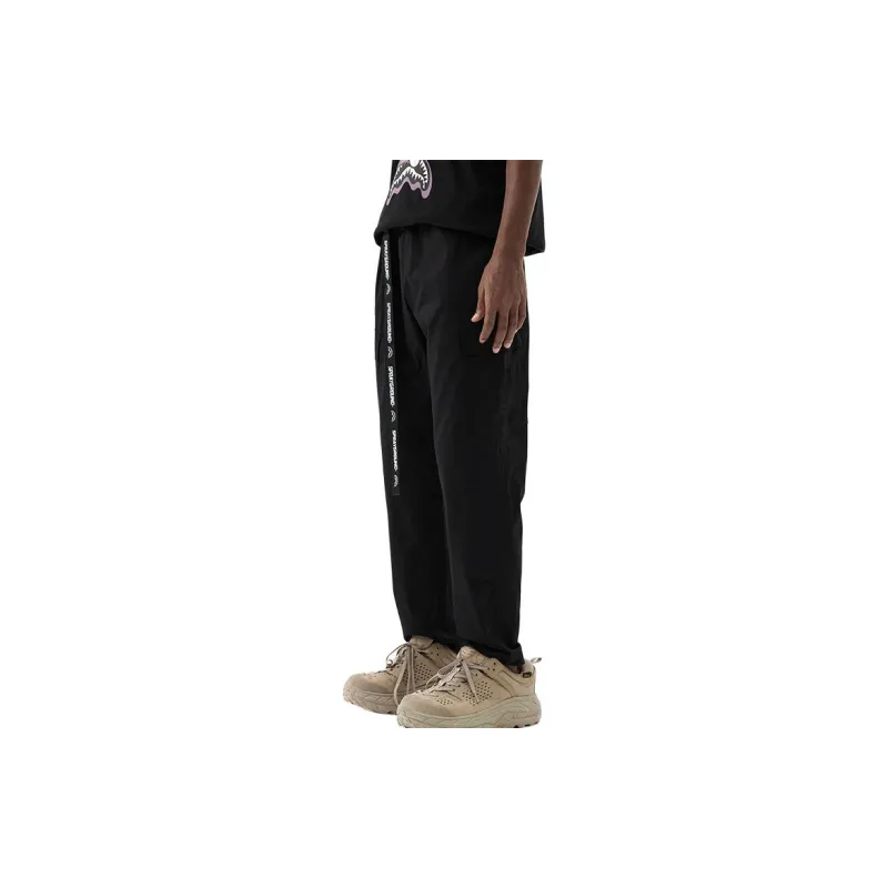 SPRAYGROUND Casual Pants Unisex Black-3