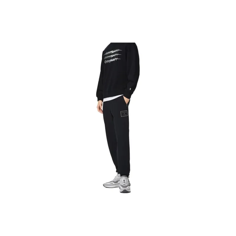 LINING Wade Collection Knitted Sweatpants Men Black-3