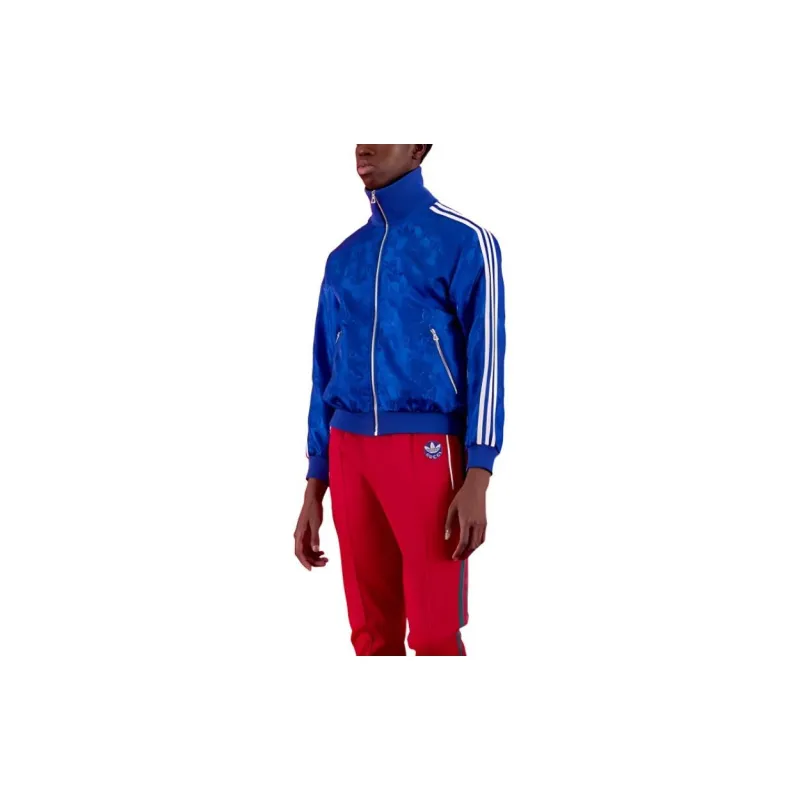 GUCCI X Adidas Gg Trefoil Jacquard Jacket-1