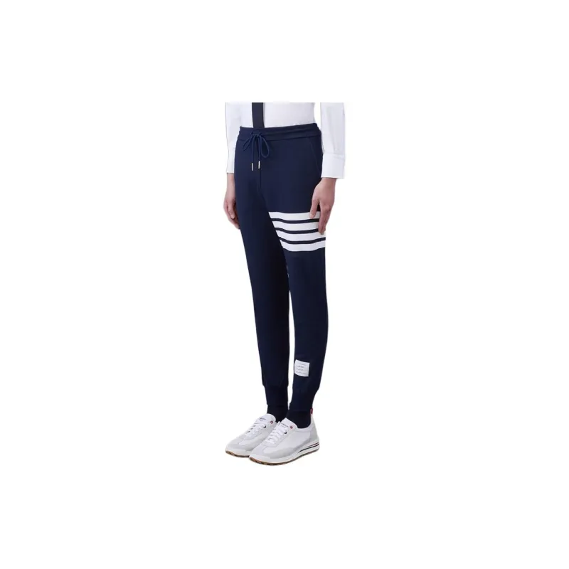 THOM BROWNE Signature 4 bar Stripe Track Pants-8
